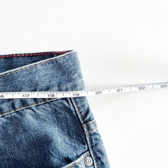 Izod Luxury Sport Mens Denim Relaxed Straight Jeans Blue 38 - Picture 6 of 9